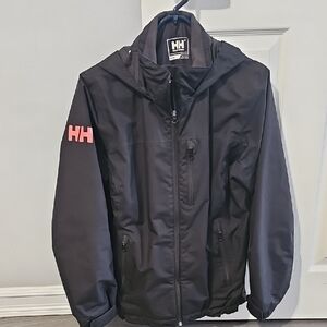 Helly Hansen Black Jacket with Pink Logo